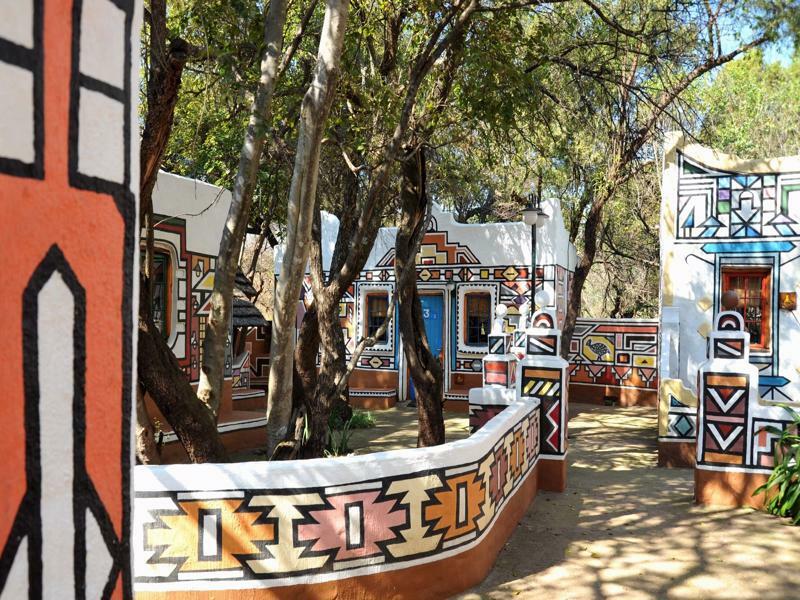 Aha Lesedi African Lodge & Cultural Village Broederstroom Kültér fotó