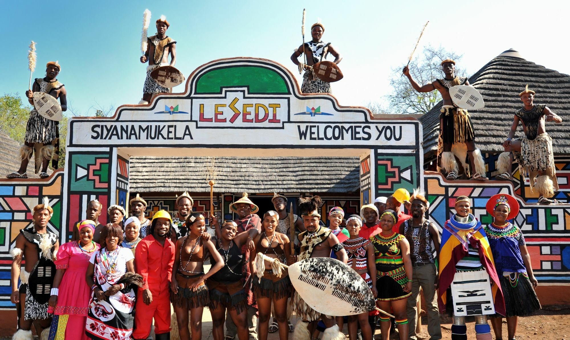 Aha Lesedi African Lodge & Cultural Village Broederstroom Kültér fotó