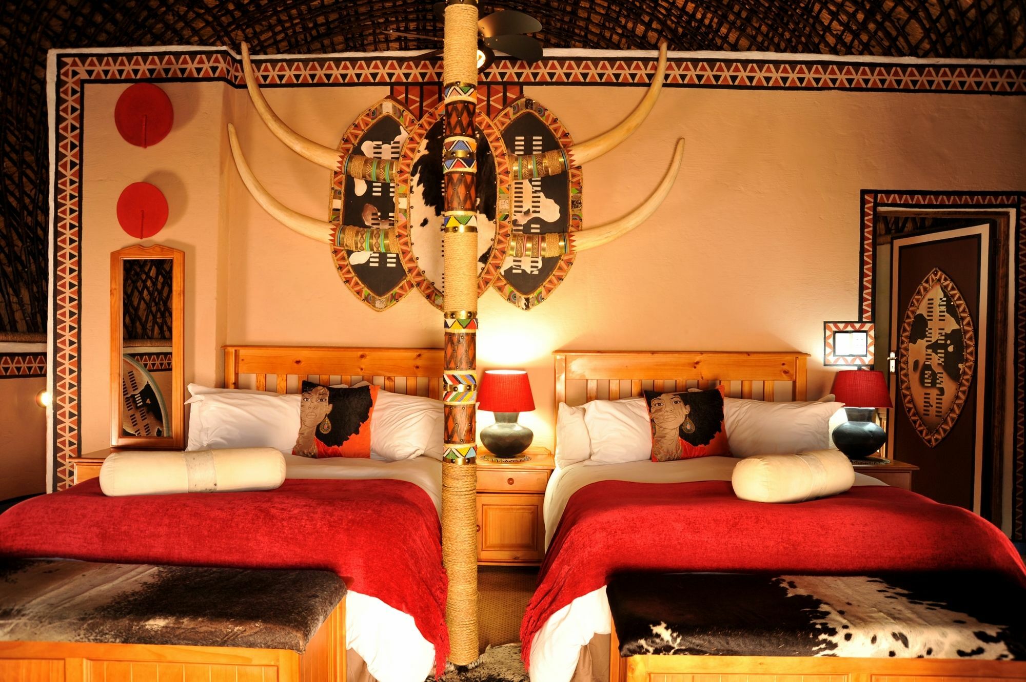 Aha Lesedi African Lodge & Cultural Village Broederstroom Kültér fotó