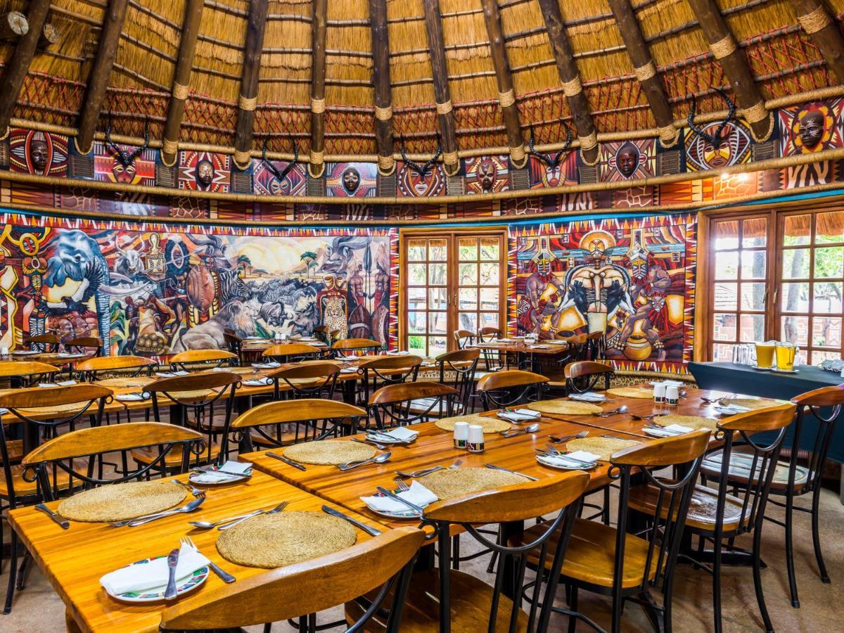 Aha Lesedi African Lodge & Cultural Village Broederstroom Kültér fotó
