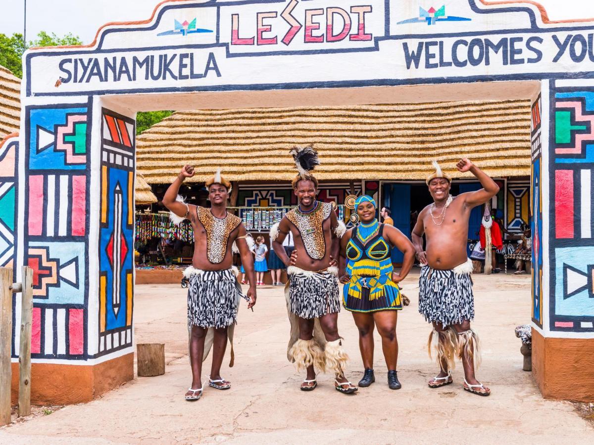 Aha Lesedi African Lodge & Cultural Village Broederstroom Kültér fotó